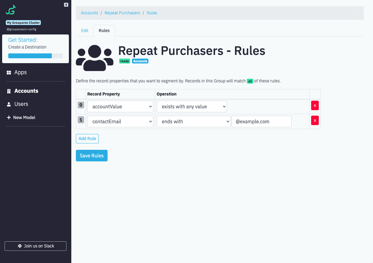 UI Config: Group Example #1