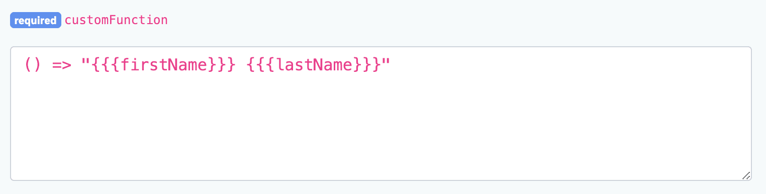 Calculated Property String Type Example