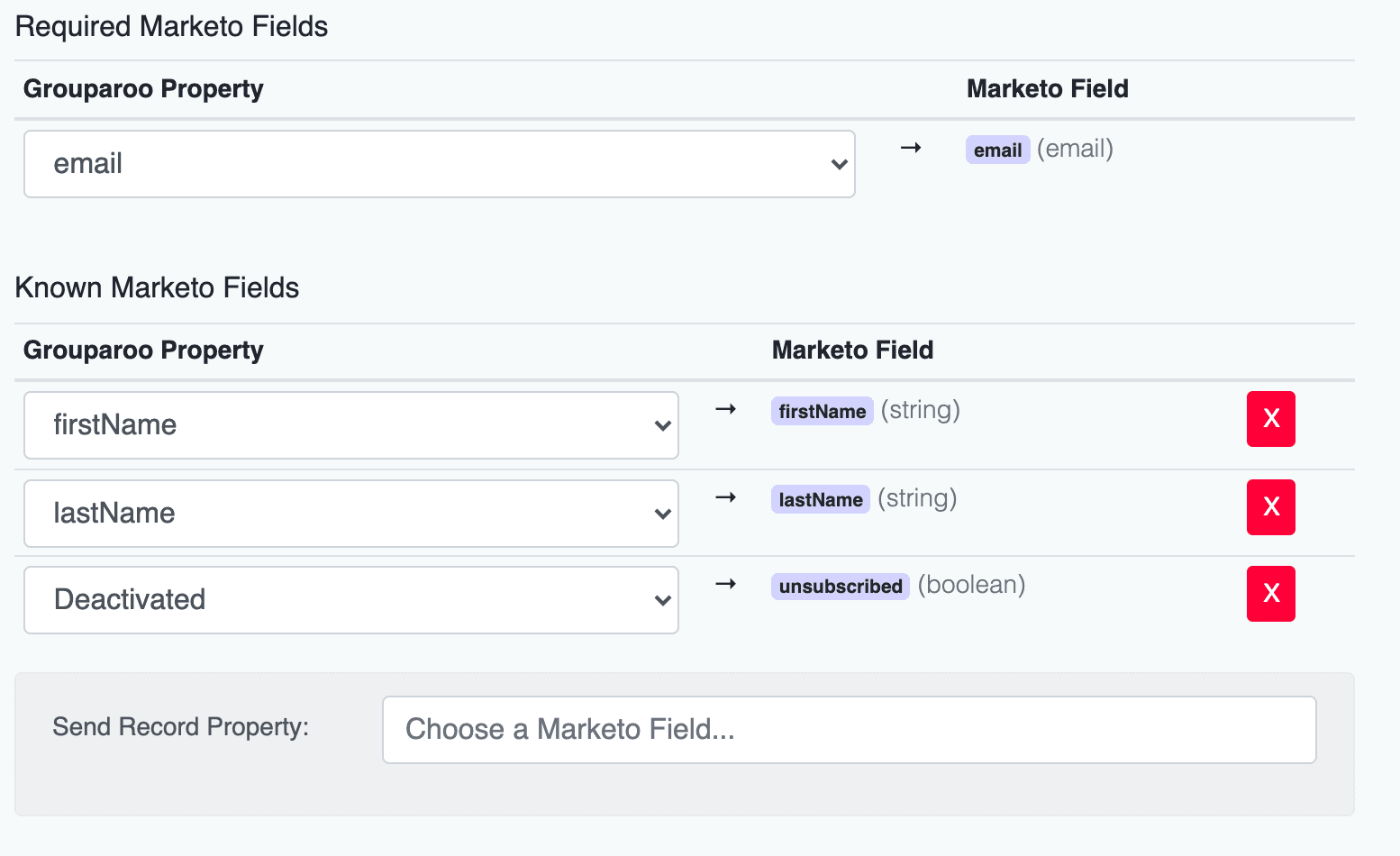 Marketo Export Contacts Record Data