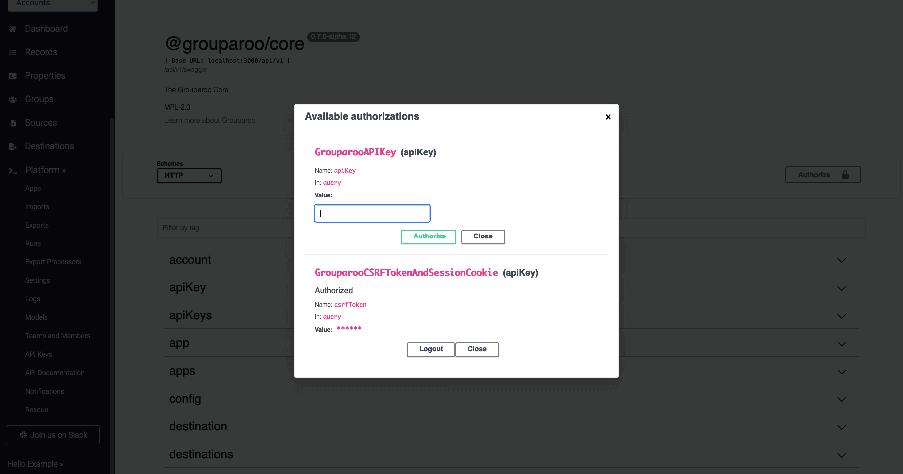 Generate an API Key